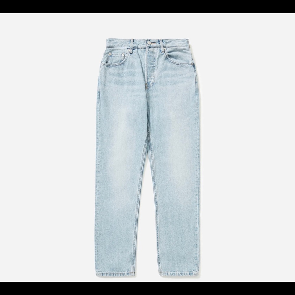 Everlane high waist 90s cheeky straight jeans